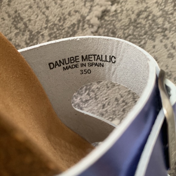 NIB Moshulu Danube Metallic Lavender Sandals size Eur 41/ US 9 - Picture 10 of 11